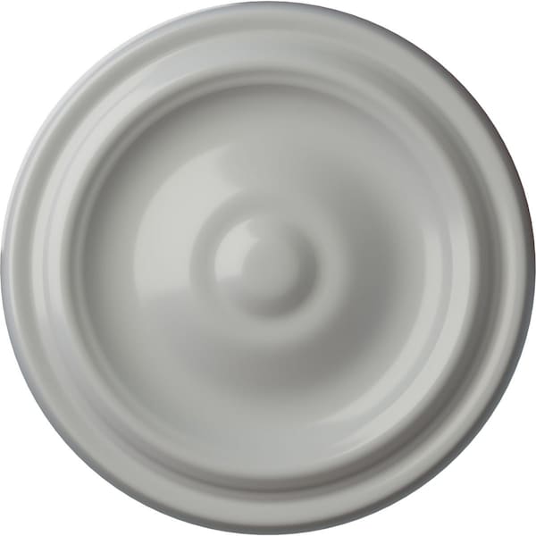 Ekena Millwork Maria Ceiling Medallion (Fits Canopies up to 1 3/4"), Hand-Painted Frost, 9 5/8"OD x 1 1/8"P CM09MAFRF - main